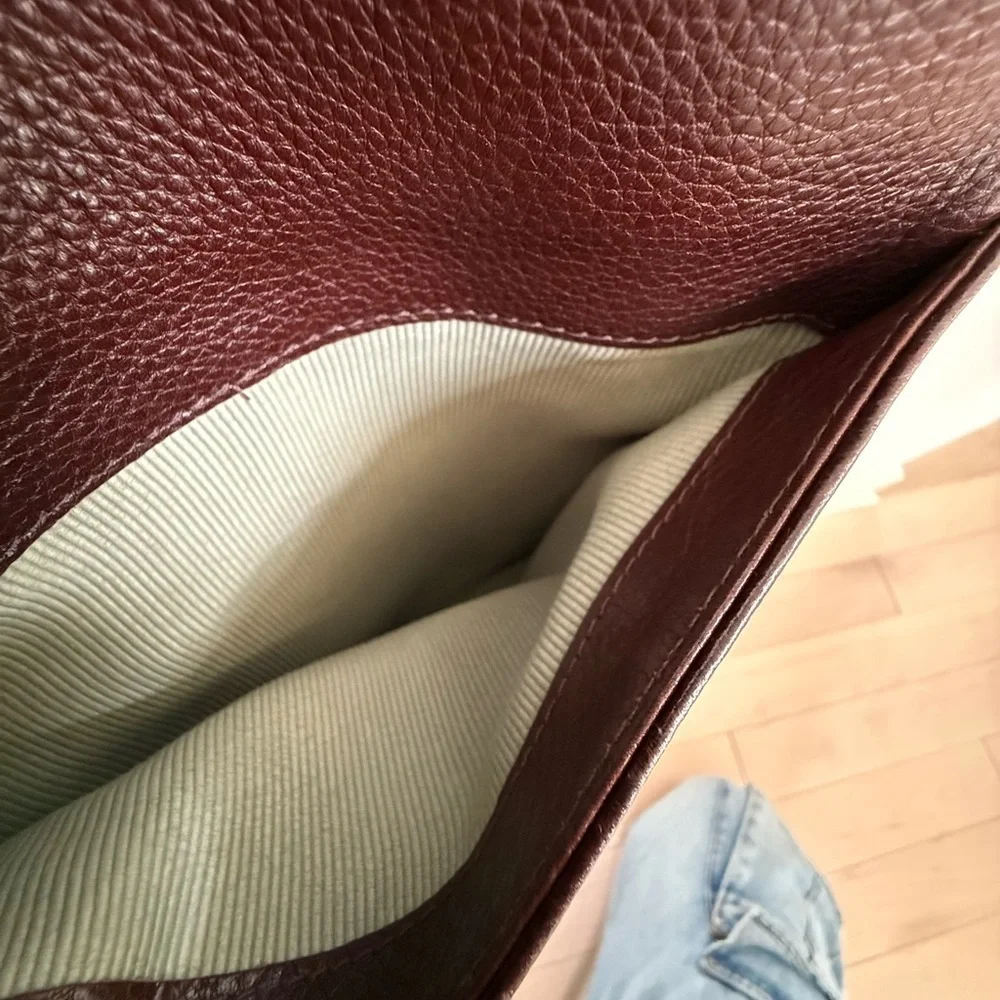 Radley London Messenger Crossbody Satchel Brown Leather Adjustable Bag
